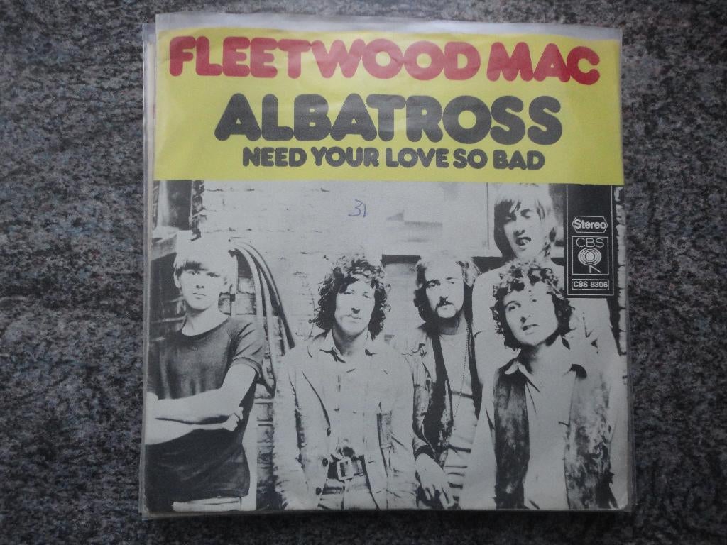 Fleetwood Mac - Albatros NL Re-Issue 1972 FH, Gebruikt, 7 inch, Single, Ophalen of Verzenden