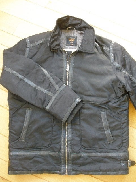 PALL MALL jack jas zwart met leer maat XXL, Zwart, Pall Mall PME Legend, Overige maten, Ophalen of Verzenden