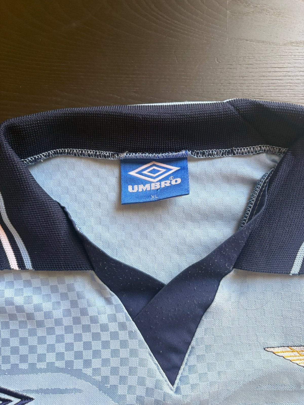 Umbro Lazio Retro Voetbalshirt Maat XL, Ophalen of Verzenden, Zo goed als nieuw, Maat 56/58 (XL), Blauw