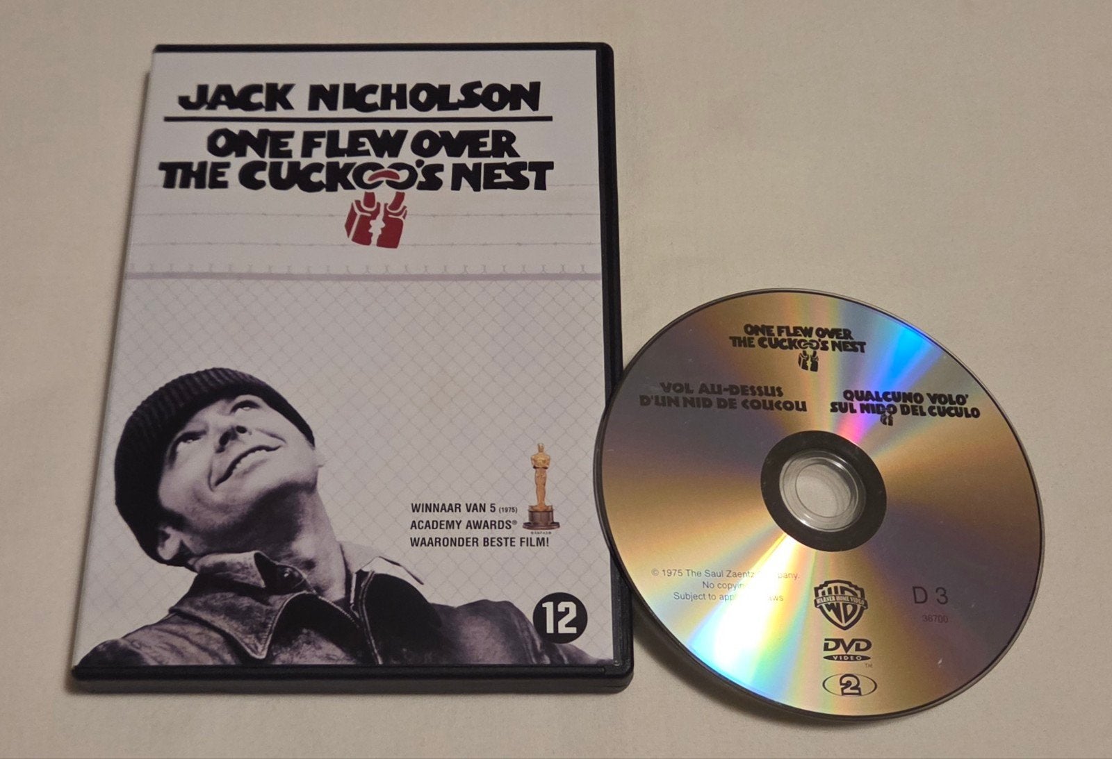 Jack Nicholson One Flew Over The Cuckoo's Nest Dvd Comedy, Alle leeftijden, Ophalen of Verzenden, Zo goed als nieuw, Romantische komedie