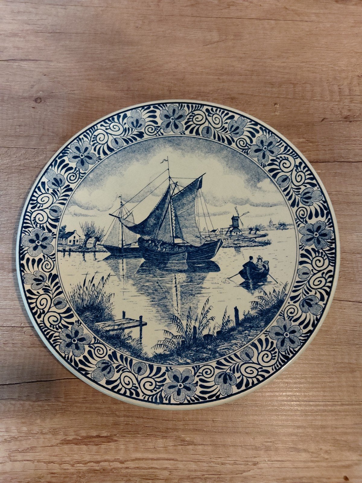 Set van 6 Delfts Blauwe Wandborden - Diverse Scènes, Ophalen