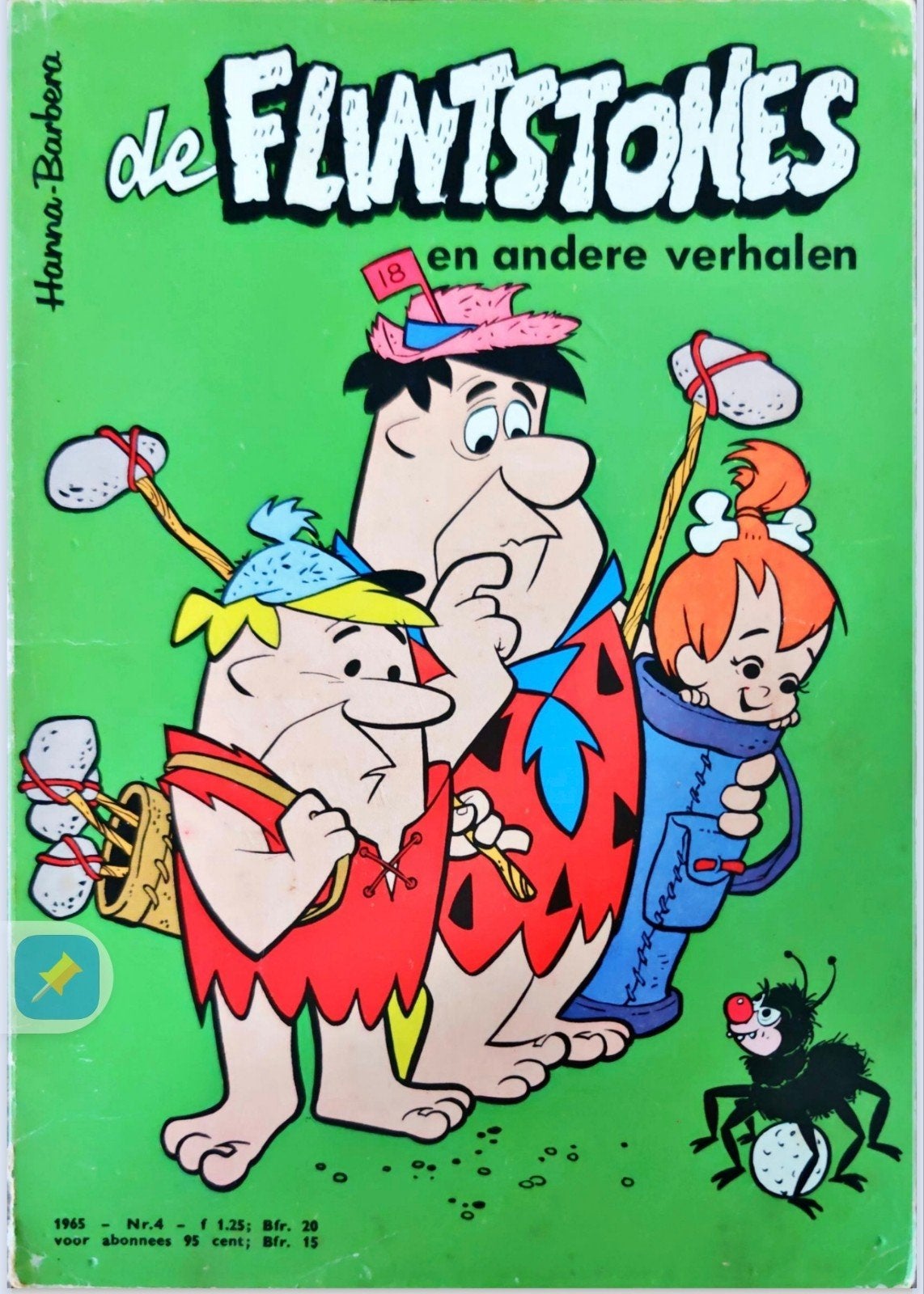 De Flintstones en andere verhalen - Nr. 4 (1965), Eén stripboek, Ophalen of Verzenden, Gelezen