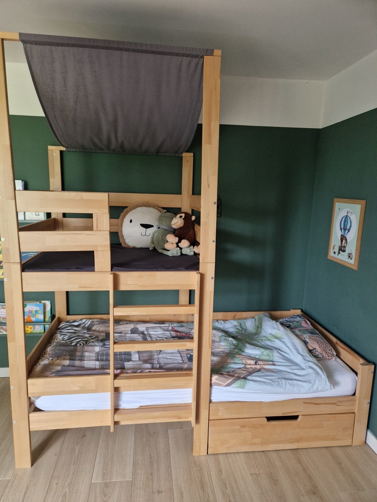 kinderbed met speeltoren, Ophalen, Zo goed als nieuw, Stapelbed