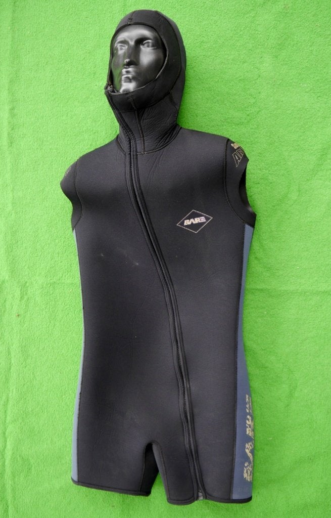 Bare Elastek 7mm Shorty voor man - Maat ML (178-183 cm), Watersport en Boten, Ophalen of Verzenden, Gebruikt, Duikpak