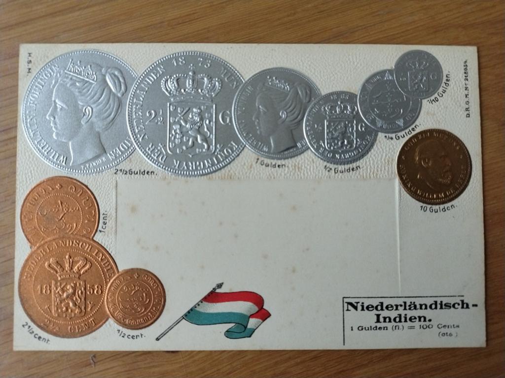 Zeldzame ansicht munten Nederlands Indië, Ophalen of Verzenden, Nederland, Munten