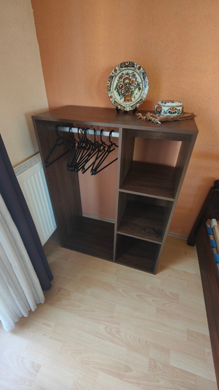 Kledingkast met hangruimte en planken, Huis en Inrichting, Kasten | Kledingkasten, Ophalen, Gebruikt, 50 tot 100 cm, 25 tot 50 cm