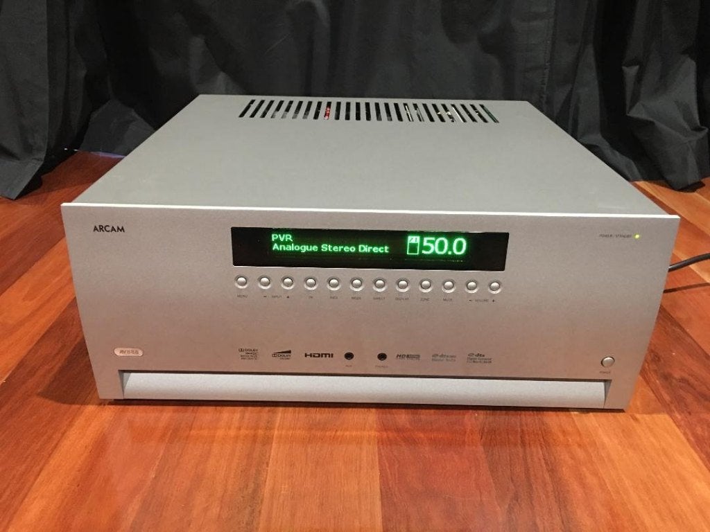 Arcam fmj-av 888 surround/pre proc, zilver, afst bed, doos., Audio, Tv en Foto, Overige merken, Ophalen of Verzenden, Zo goed als nieuw