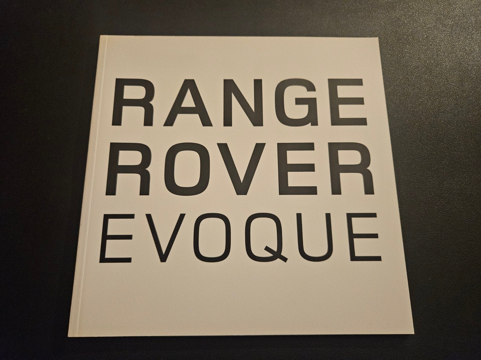 Brochure Range Rover Evoque, Ophalen of Verzenden, Zo goed als nieuw, Overige merken