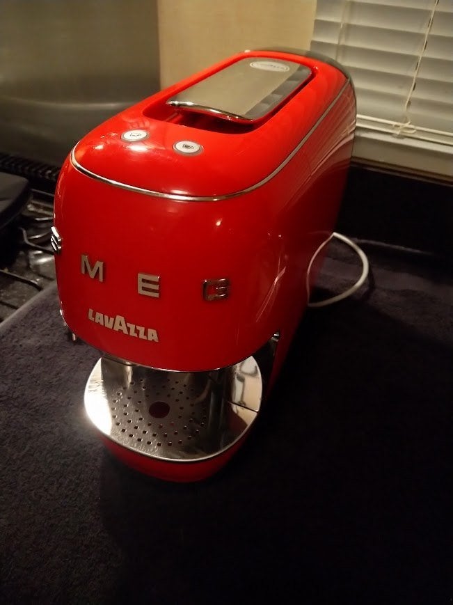 SMEGG Koffiemachine / koffiecups machine, Verzenden, 10 kopjes of meer, Koffiemachine, Zo goed als nieuw