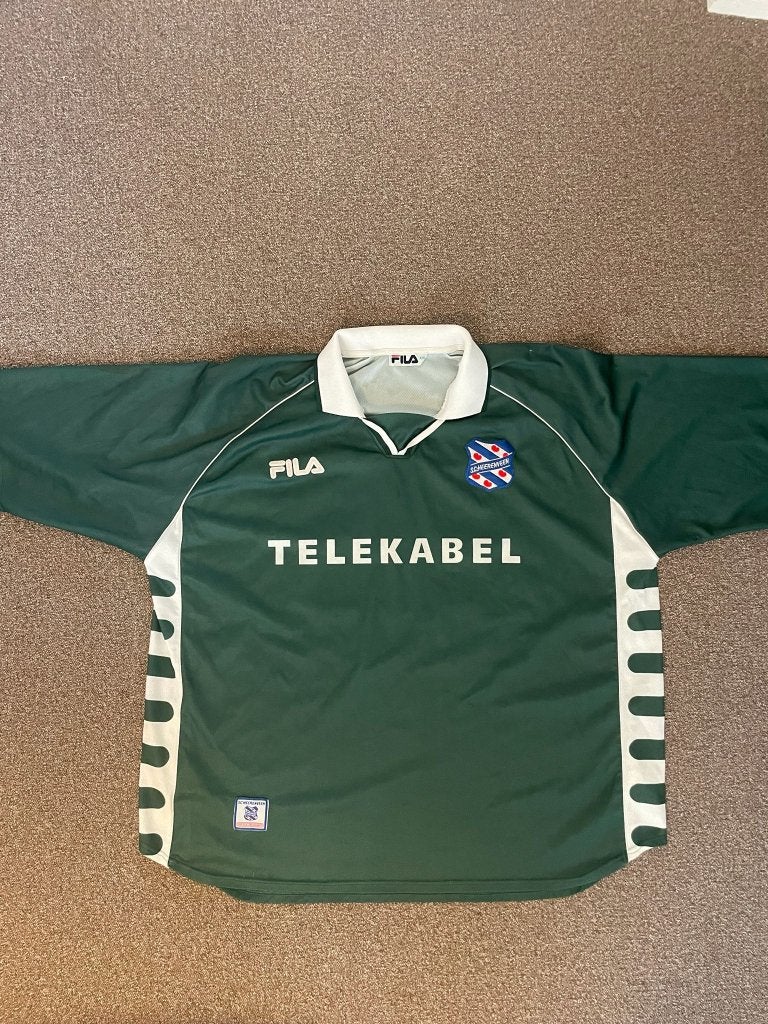 Heerenveen 99/00 Uitshirt (Telekabel sponsor & Gesigneerd), Ophalen of Verzenden, Gebruikt, Overige binnenlandse clubs, Shirt