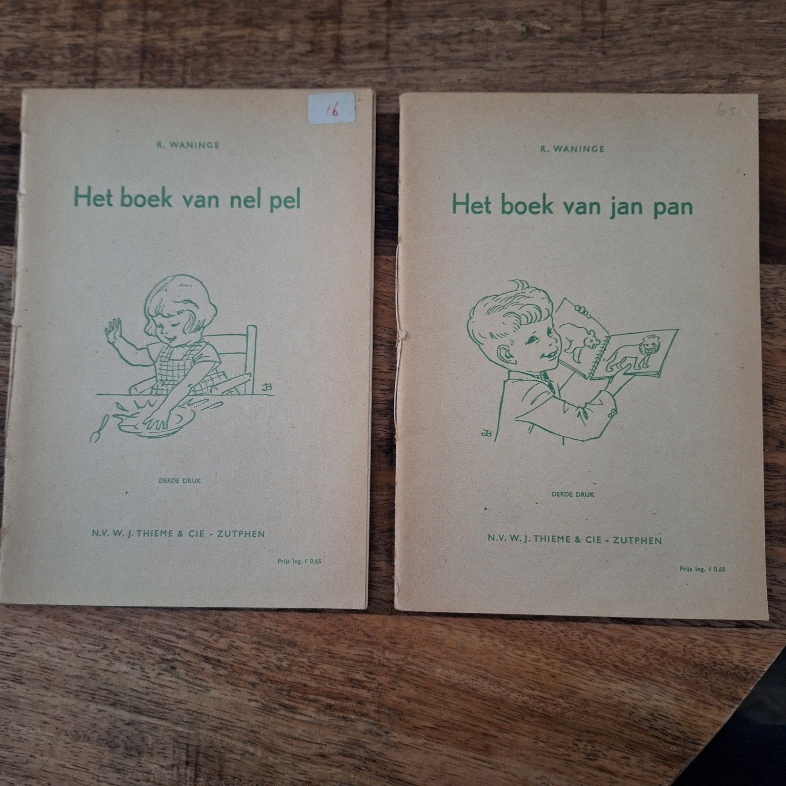 Het boek van Nel Pel en Het boek van Jan Pan - R. Waninge, Ophalen of Verzenden, Gelezen, R. Waninge, 3 tot 4 jaar