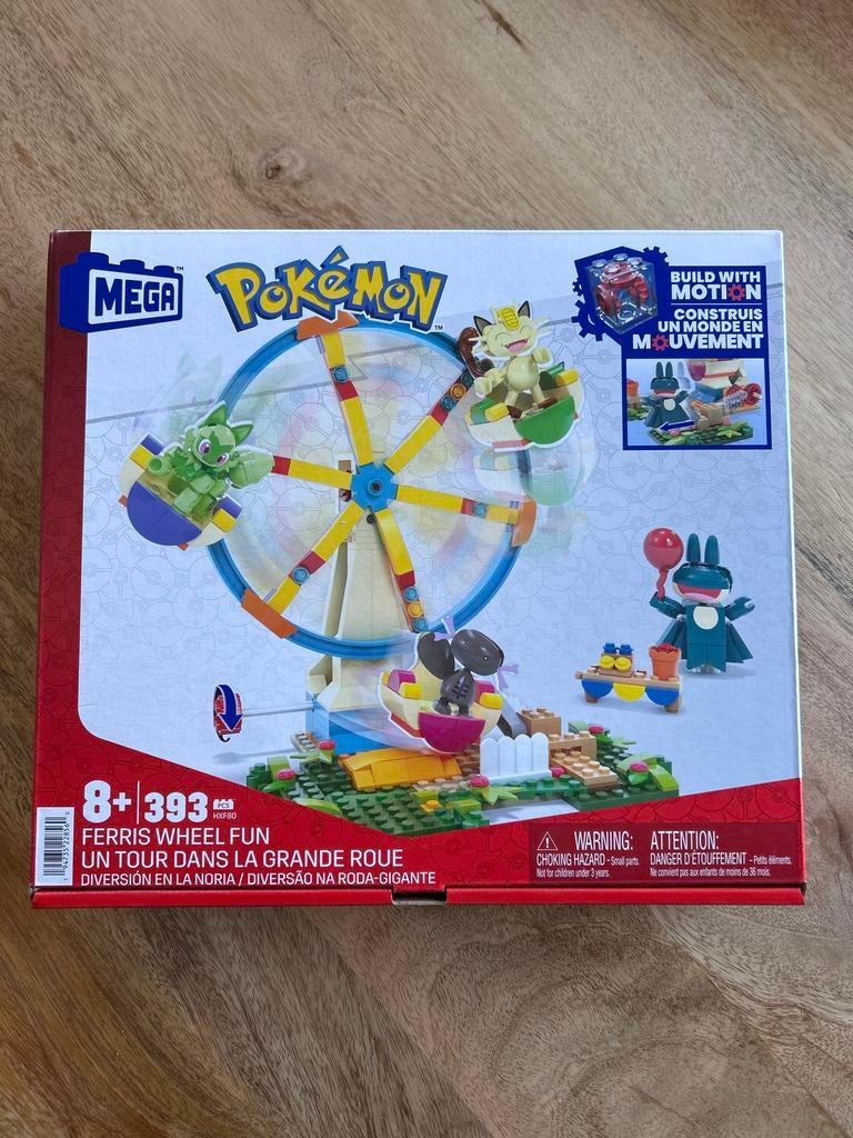 NIEUW! MEGA Pokémon Ferris Wheel Fun bouwset, Ophalen of Verzenden, Nieuw, Overige merken