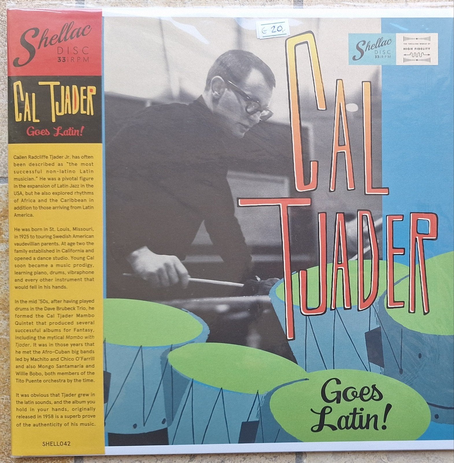 Cal Tjader goes Latin (LP), LP, Ophalen of Verzenden, Reissue, 12 inch