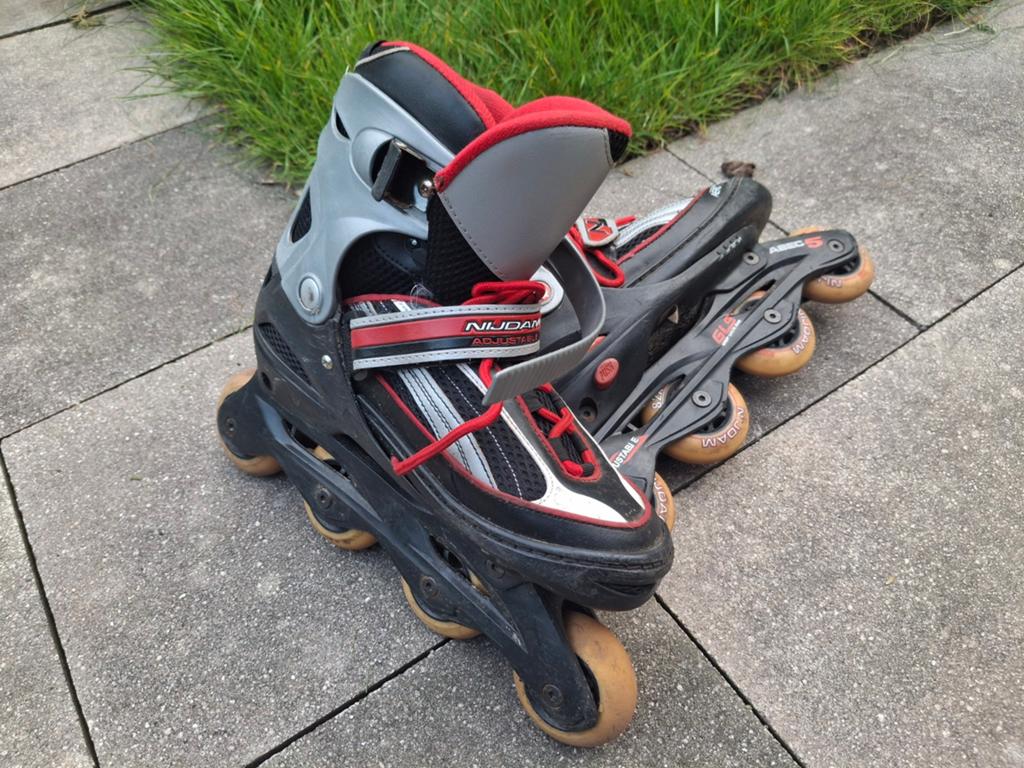 Nijdam inline skates, maat 38-41, Ophalen, Gebruikt, Overige typen, Nijdam
