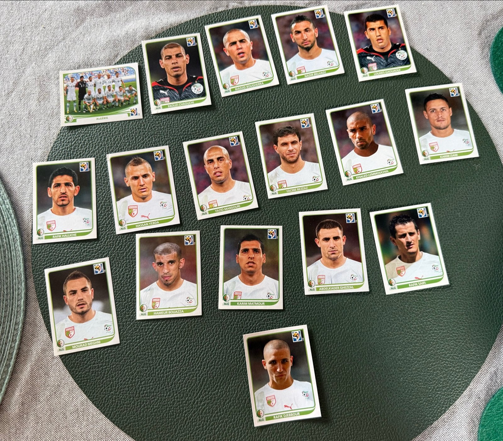Voetbalplaatjes Algerije WK 2010, Ophalen of Verzenden, Zo goed als nieuw, Sport