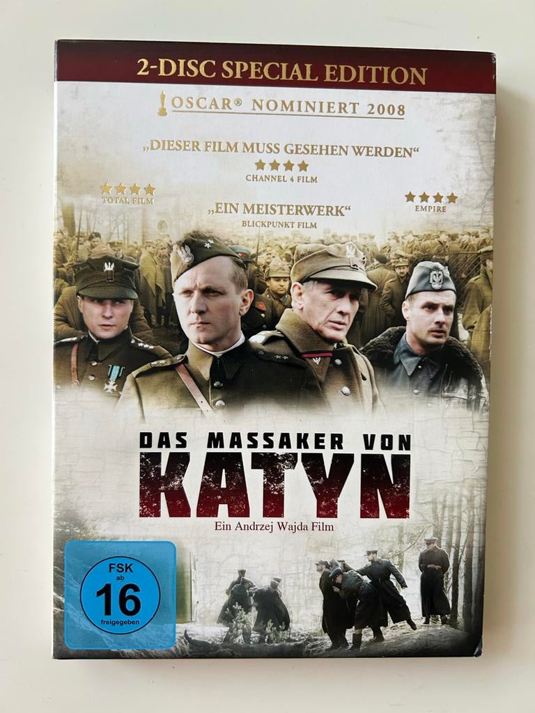 -Das Massaker von Katyn-2-Disc Special Edition DVD, Vanaf 16 jaar, Ophalen of Verzenden, Zo goed als nieuw, Historisch of Kostuumdrama