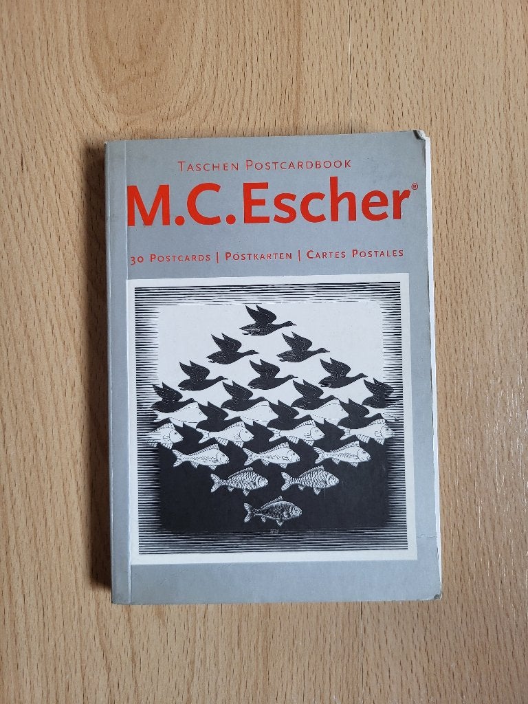 M.C. Escher vintage postcards/kaarten 1995, Ophalen of Verzenden, 1980 tot heden, Ongelopen