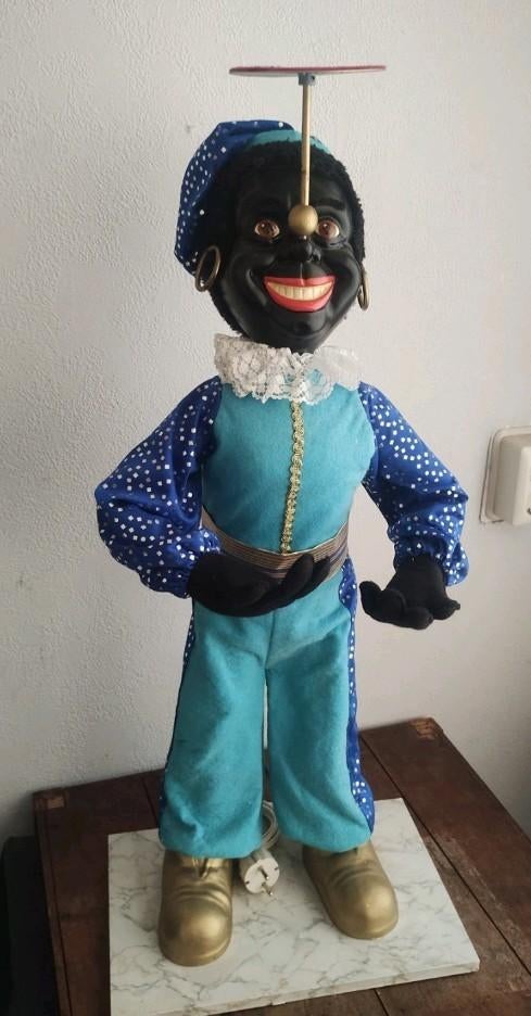 Oude mechanische winkel etalage piet automaat jaren 60/70, Diversen, Sinterklaas, Ophalen
