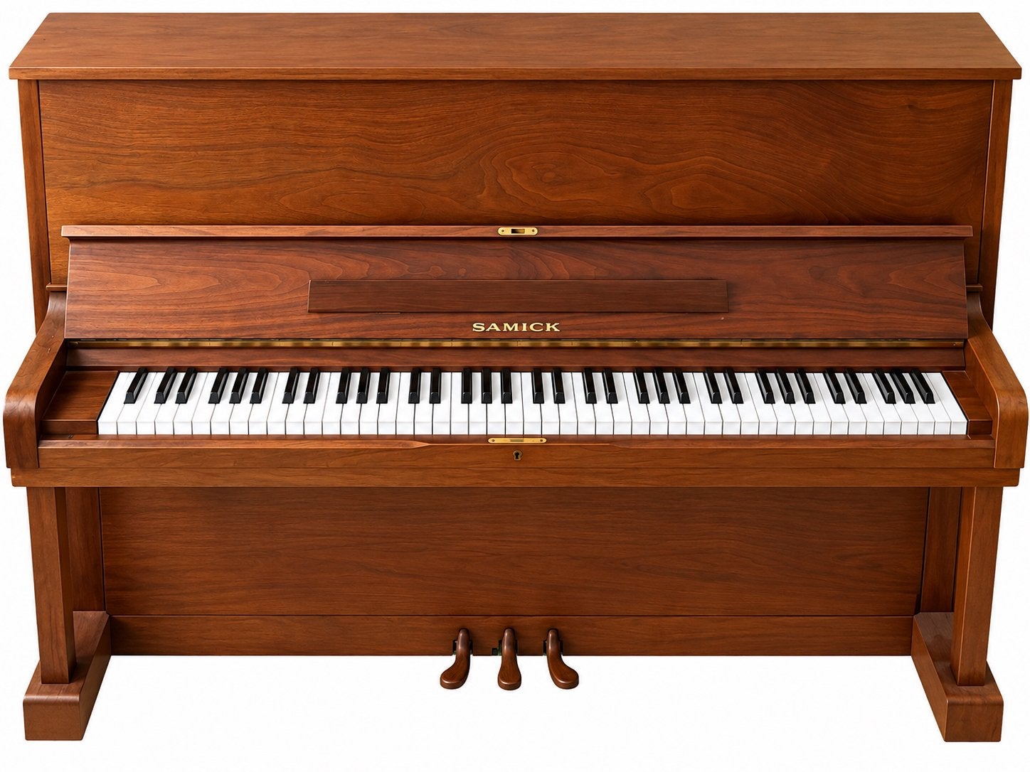 Samick Les Piano, Muziek en Instrumenten, Ophalen, Gebruikt, Bruin, Piano