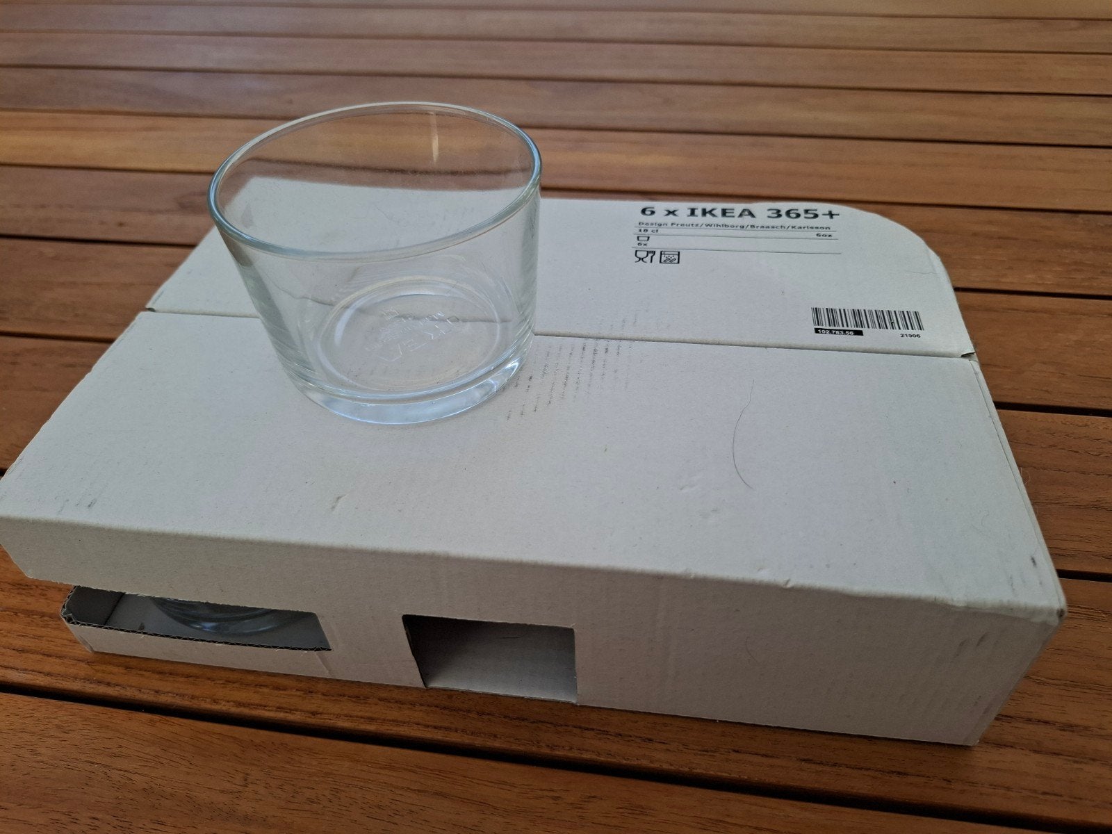 IKEA 365+ glazen 18 cl (nieuw), IKEA, Nieuw, Ophalen of Verzenden, Glas