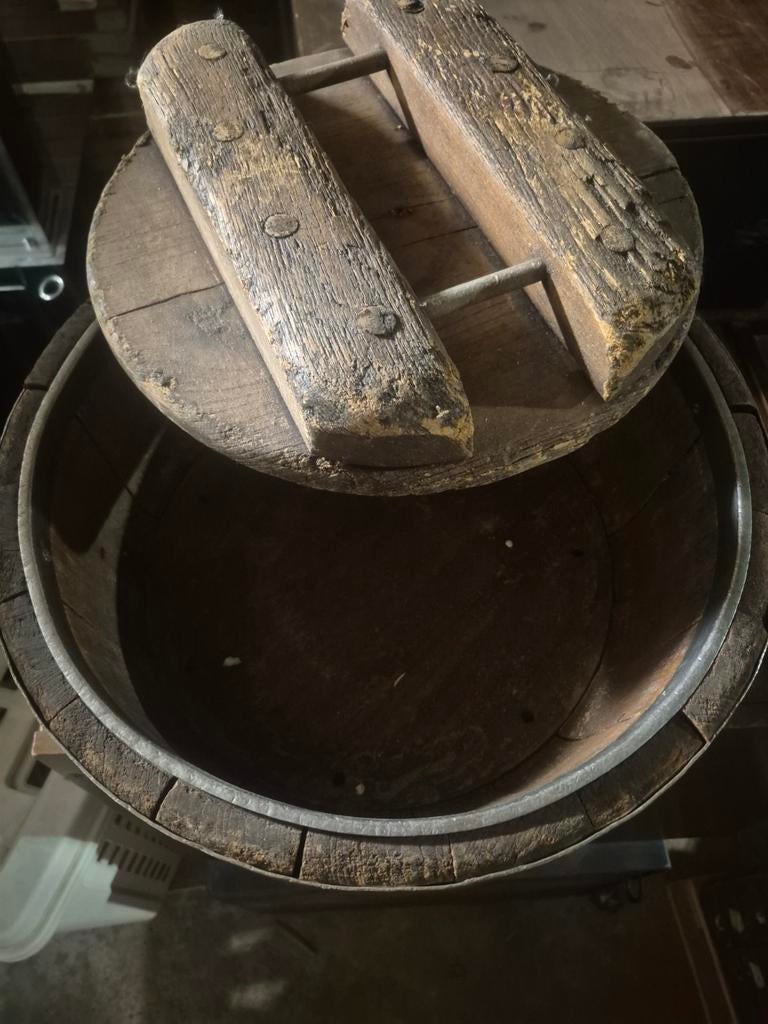 Kaasmal antiek, Minder dan 30 cm, Rond, Ophalen of Verzenden, Binnen