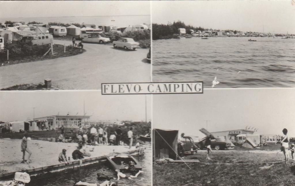 Flevoland     Camping   VW Bus, Ophalen of Verzenden, 1940 tot 1960, Ongelopen, Flevoland