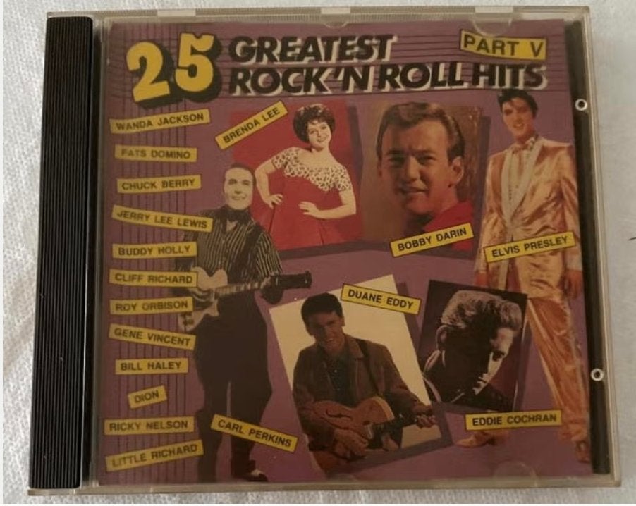 CD 25 Greatest Rock 'n Rolls Hits Part V, Ophalen of Verzenden, Zo goed als nieuw, Rock-'n-roll