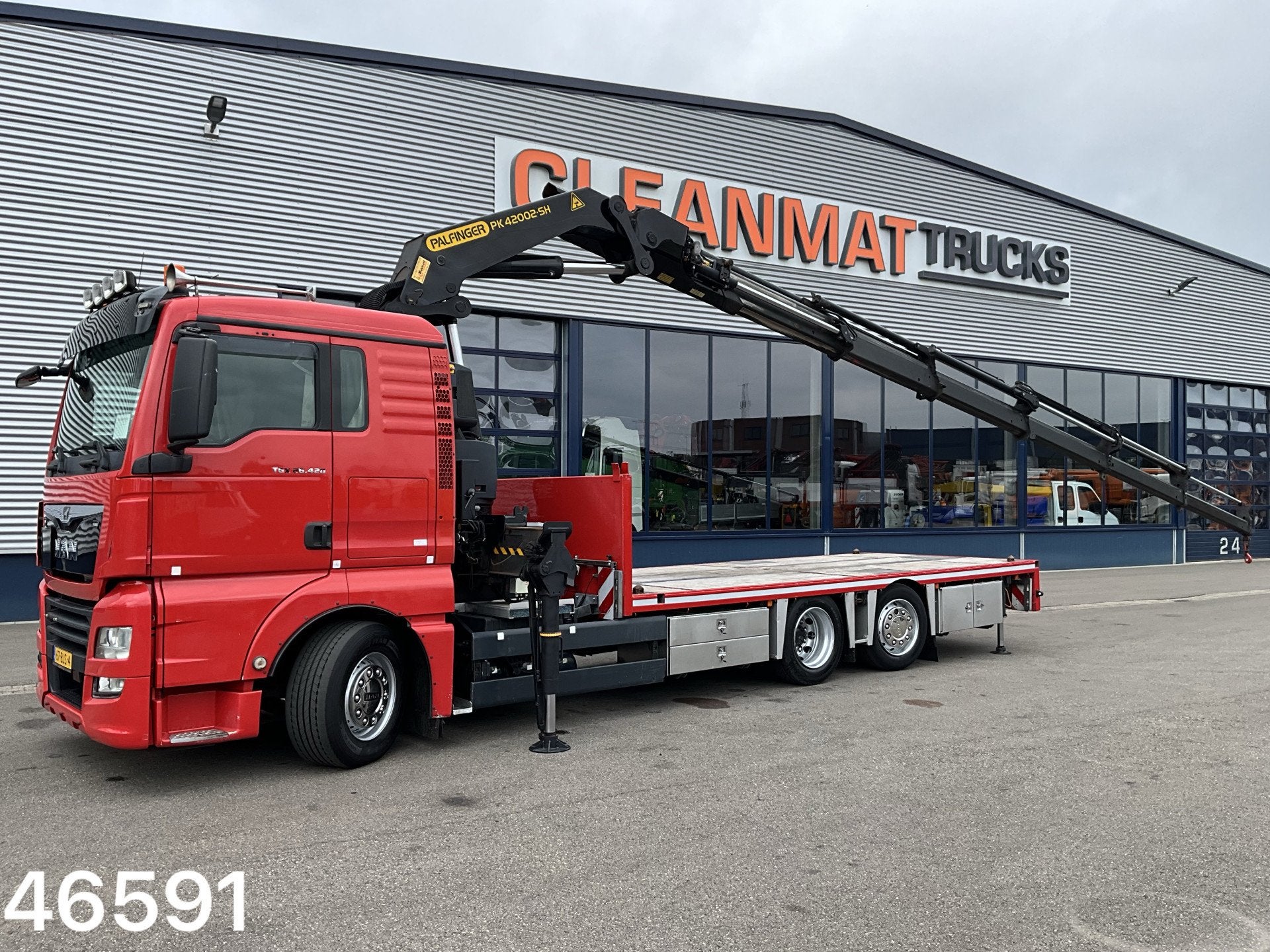 MAN TGX 26.420 Palfinger 42 Tonmeter laadkraan (bj 2017), Auto's, Automaat, Euro 6, Standkachel, MAN