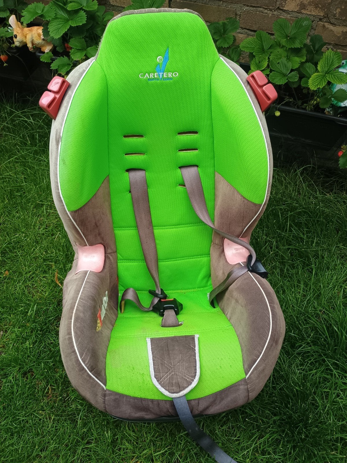 Caretero Turbo autostoel 9-36 kg, groen/bruin, Ophalen of Verzenden