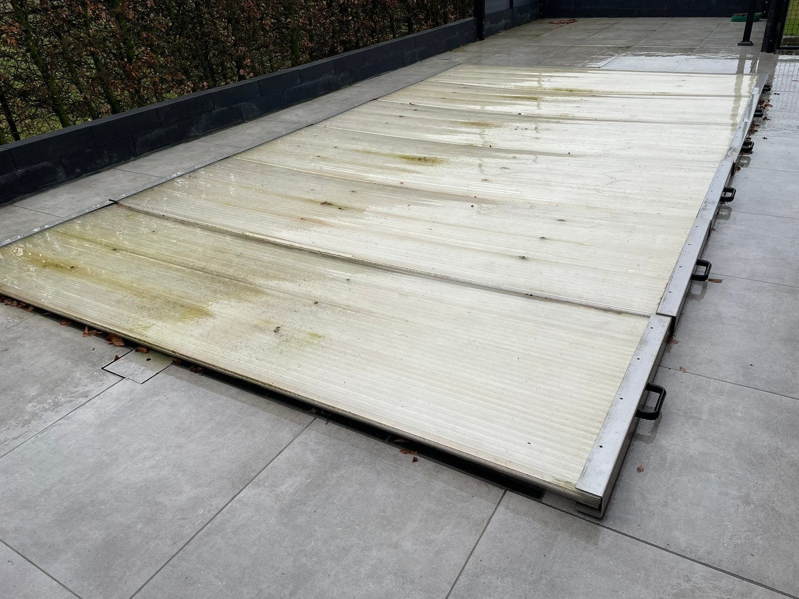 Zwembadafdekking zwembad afdekking, Ophalen, Minder dan 80 cm, Inbouwzwembad, Minder dan 200 cm