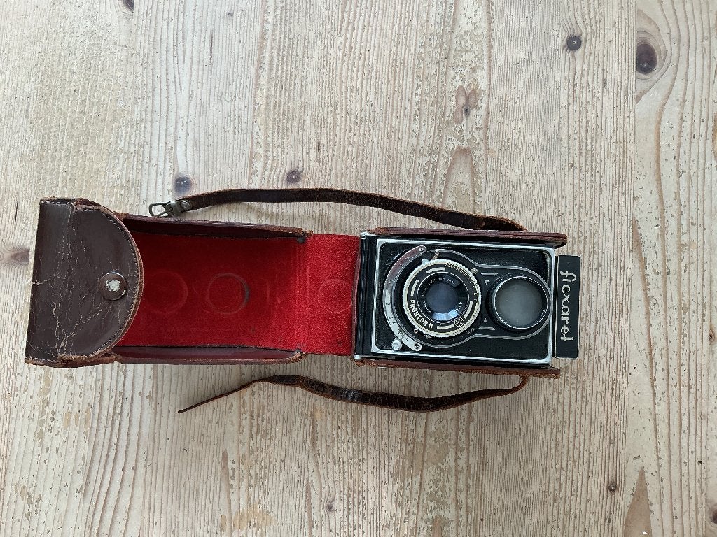 Flexaret fototoestel vintage, Ophalen, Gebruikt, Spiegelreflex, Overige Merken