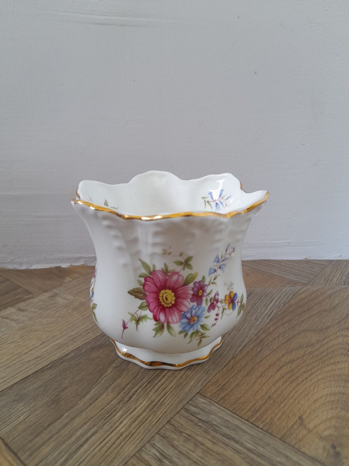 Vintage COLLECTORS ITEM Royal Albert Works bloempotje, Ophalen of Verzenden