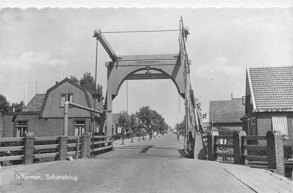 378-297-043 Wormer Schansbrug, Ophalen of Verzenden, Voor 1920, Noord-Holland