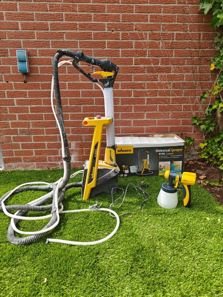 Wagner Verfspuit Univeral Sprayer W 950 FLEXiO, Doe-het-zelf en Verbouw, Schildersmaterialen, Ophalen of Verzenden, Zo goed als nieuw