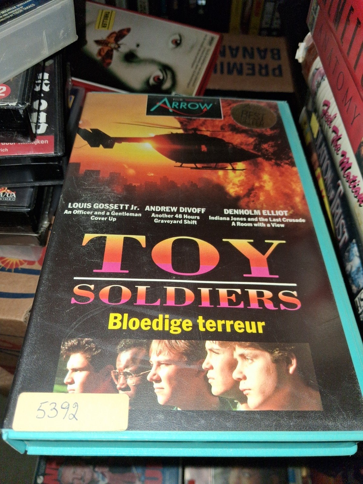 Vhs ex-rental  - Toy Soldiers, Vanaf 16 jaar, Ophalen of Verzenden, Gebruikt, Horror