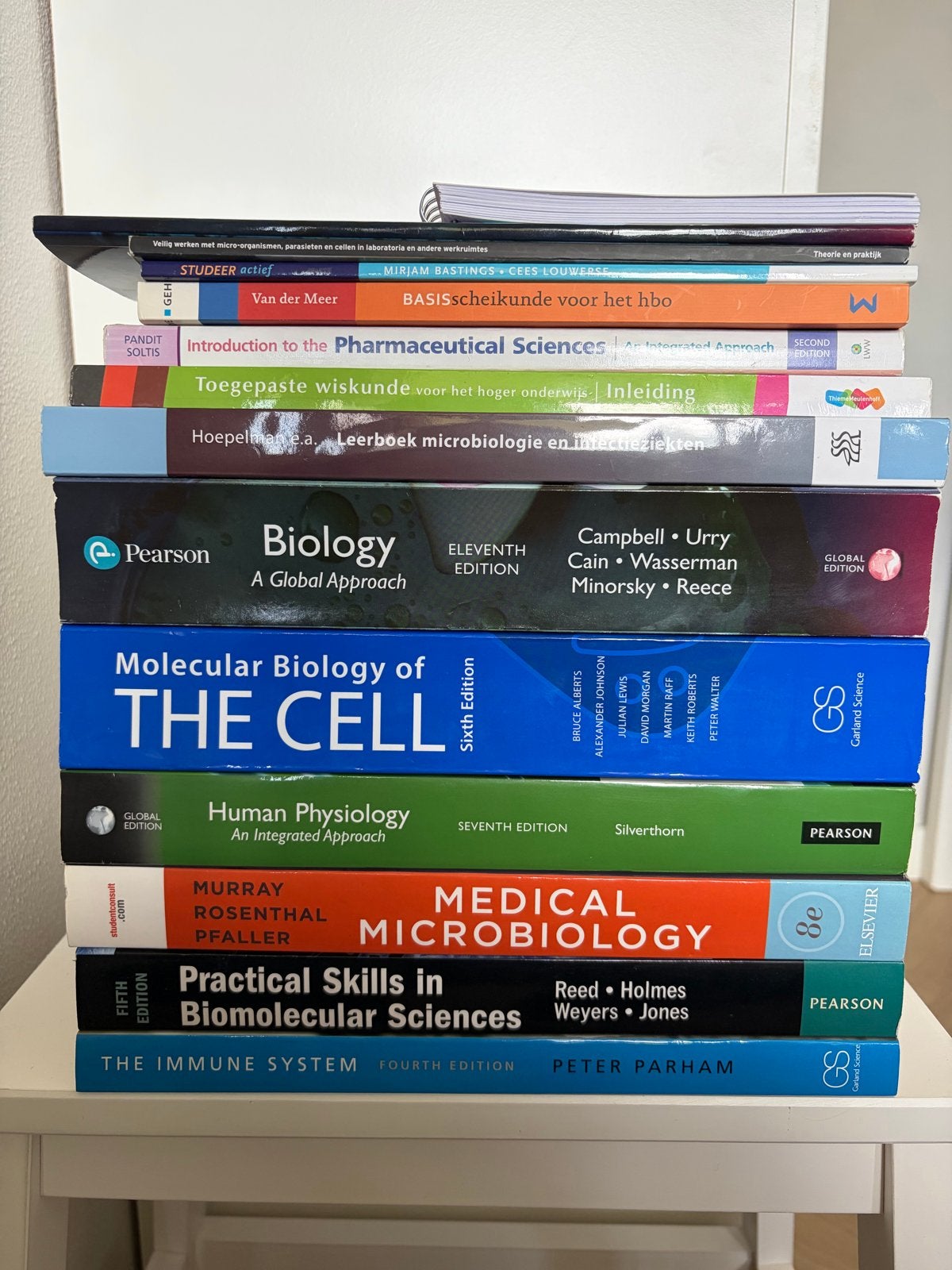 Studieboeken biologie (gebruikt voor studie Life Sciences), Boeken, Schoolboeken, Ophalen, Gelezen, Overige niveaus, Biologie