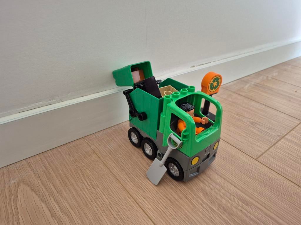 Duplo set 4659 vuilniswagen, Gebruikt, Overige thema's, Ophalen of Verzenden, Compleet