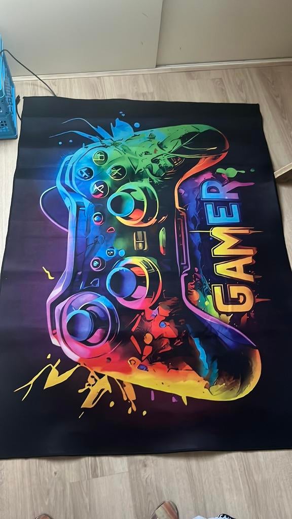 Kleed gamer, Ophalen, Zo goed als nieuw, Rechthoekig, 100 tot 150 cm
