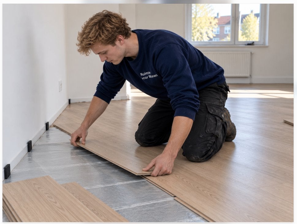 Laminaat leggen Groningen v.a. €17,50/m² | Ruimte voor Wonen, Garantie, Laminaat of Parket