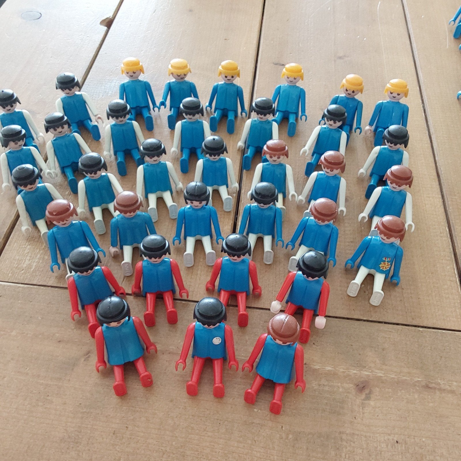 Vintage Playmobil Poppetjes 1974 - Bespeeld, Gebruikt, Losse onderdelen, Figuren, Historisch