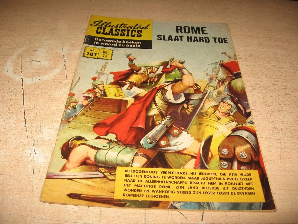 Illustrated Classics    181    Rome slaat hard toe, Eén stripboek, Ophalen of Verzenden, Gelezen