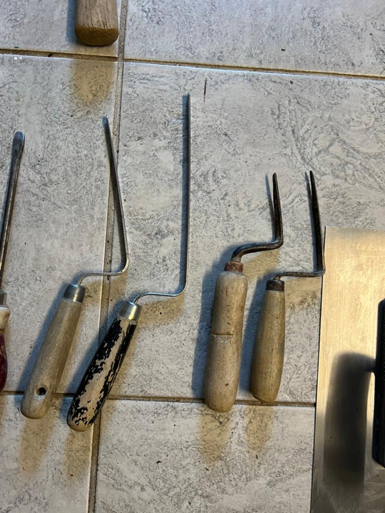 4x Antiek gereedschap, goed onderhouden, Ophalen of Verzenden