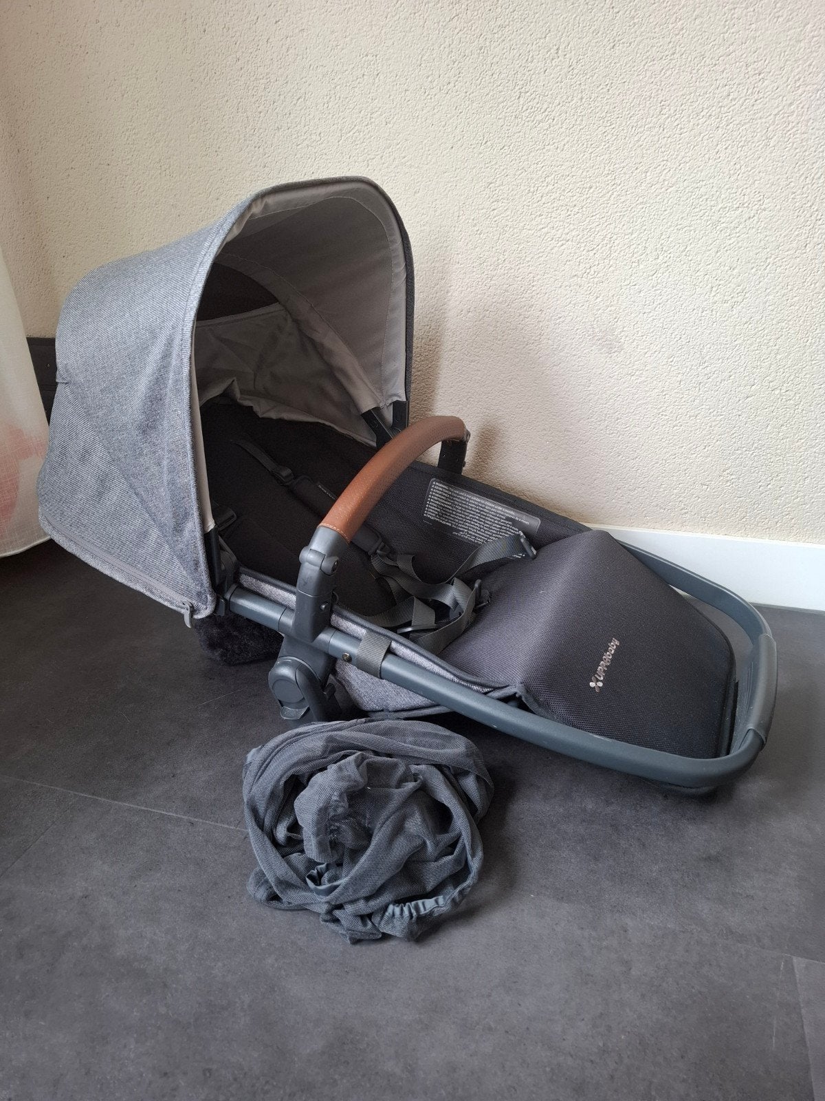 Uppababy Vista V2 rumble seat greyson, Ophalen of Verzenden, Zo goed als nieuw, Overige merken