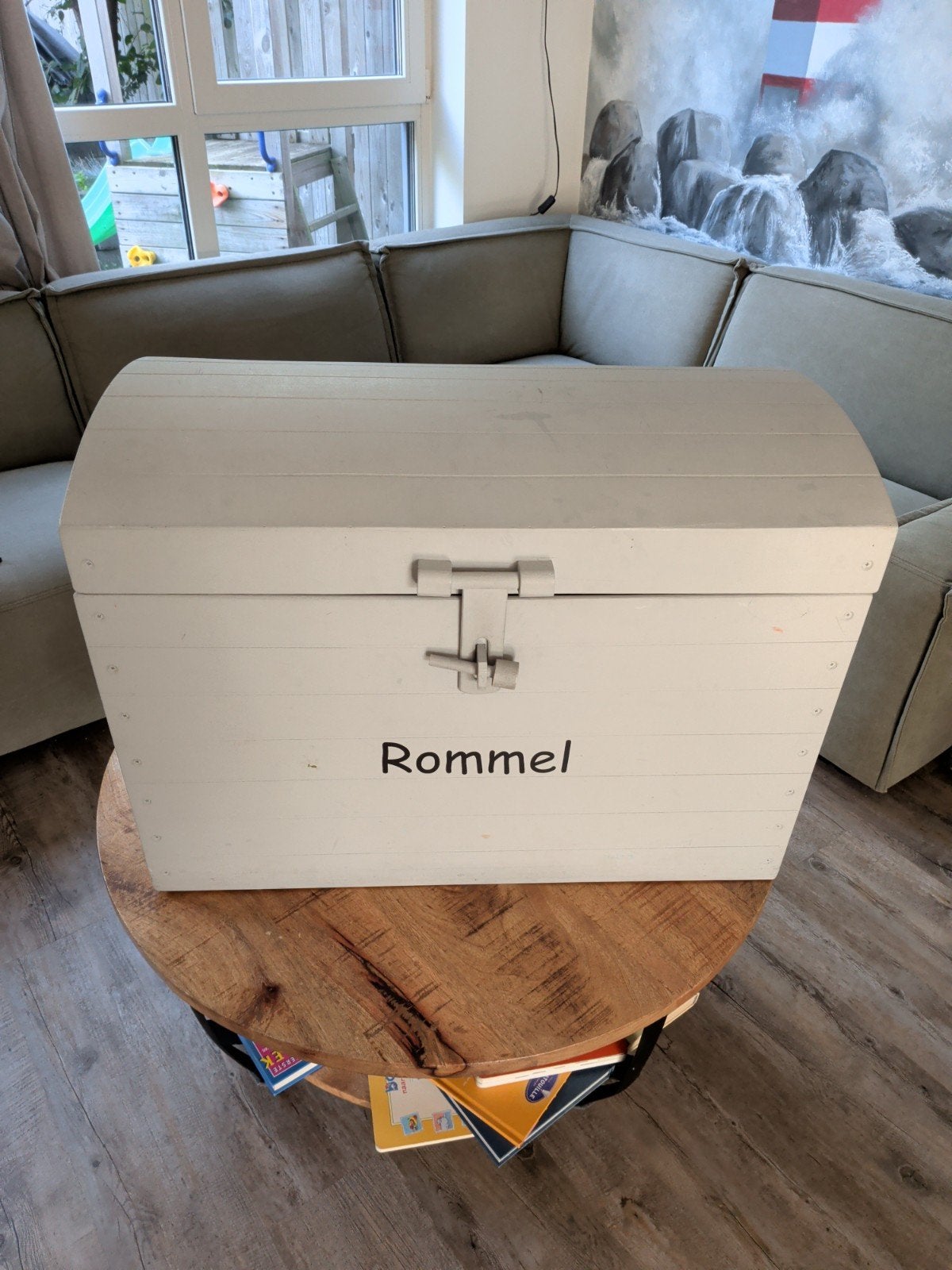 Houten speelgoedkist 'Rommel' - 74x41x53cm, Ophalen, 50 – 75, Gebruikt, 50 tot 100 cm