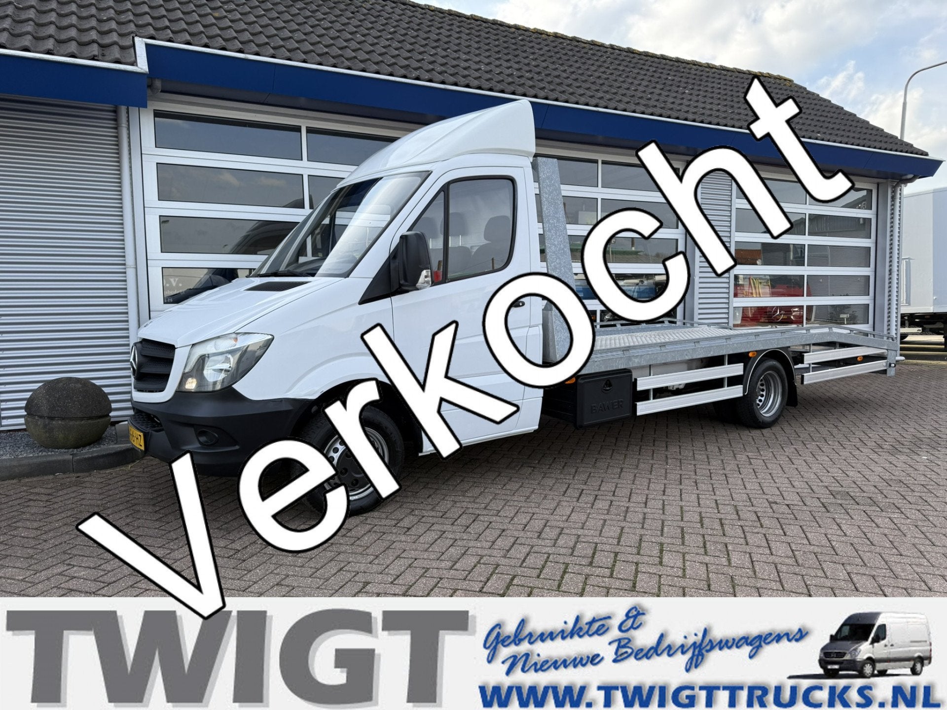 Mercedes-Benz Sprinter 513 2.2 CDI 432 Oprijwagen (bj 2015), Auto's, Euro 5, Achterwielaandrijving, Gebruikt, 4 cilinders