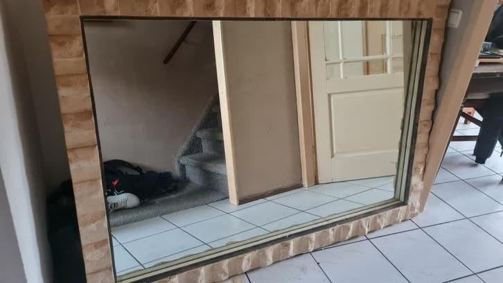Grote spiegel, Ophalen, 100 tot 150 cm, 125 cm of meer, Zo goed als nieuw