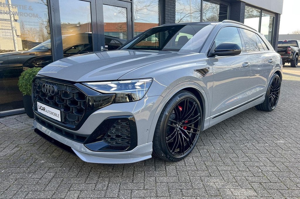 Audi Q8 60 TFSIe ABT Aero I B&O + Onderst. Advanced I 5j gar, Auto's, Audi, Automaat, Gebruikt, Zwart, 2995 cc