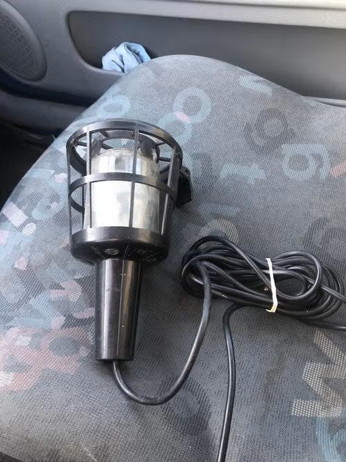 Handige inspectielamp met lange kabel, Ophalen of Verzenden, Gebruikt, Minder dan 50 watt, Lamp