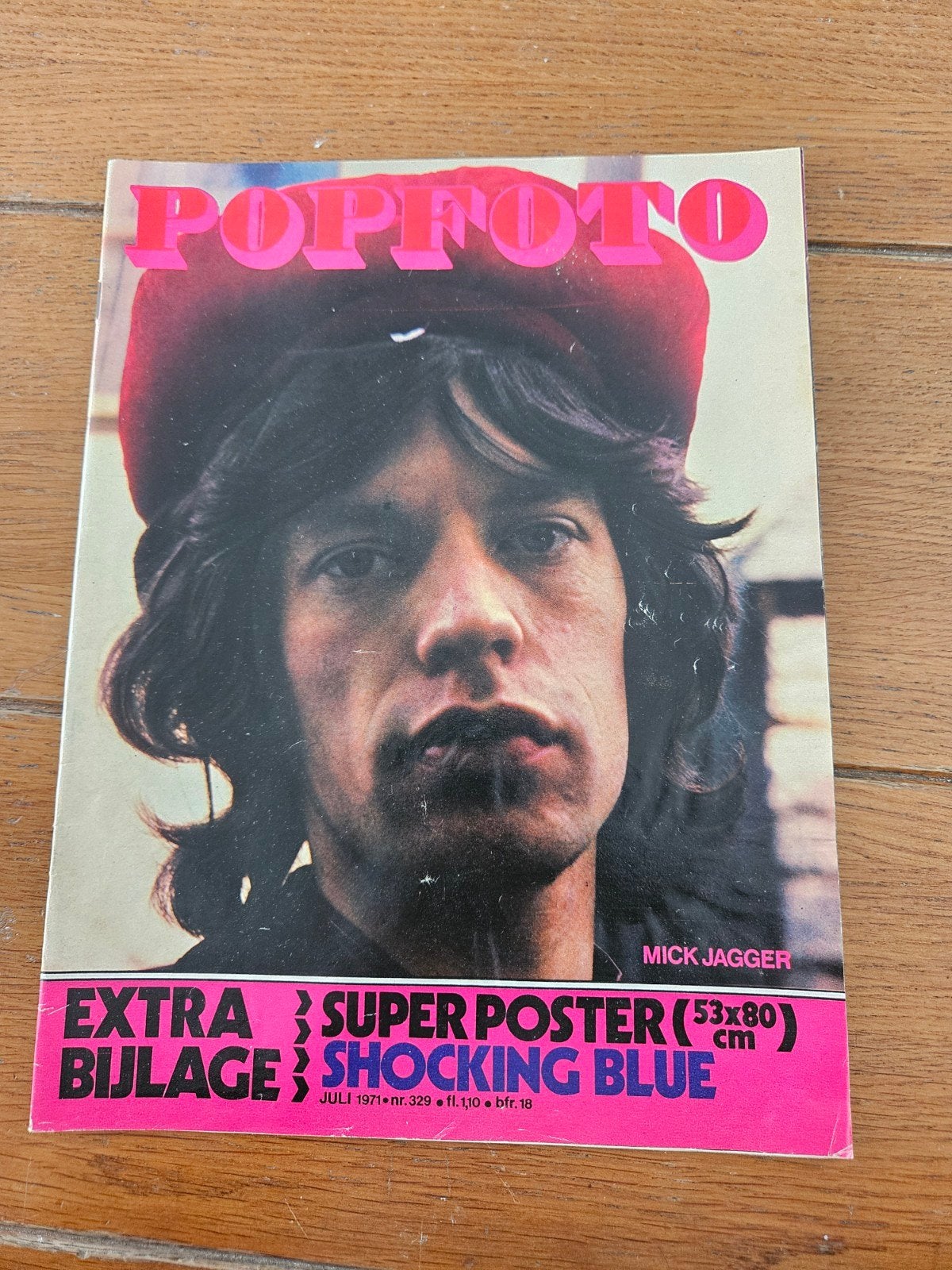 Popfoto Magazine Juli 1971 - Mick Jagger & Melanie, Boeken, Muziek, Gelezen, Artiest, Ophalen of Verzenden