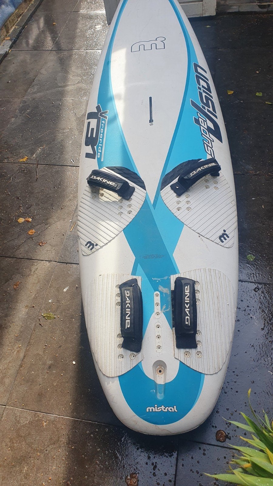 Co Windsurfset: Plank, Giek, Mast,  Zeilen (5.3m2, 5.2), Ophalen, Gebruikt, Met zeil(en), 5 tot 6.5 m²